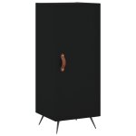 Vidaxl buffet noir 34, 5x34x90 cm bois d'ing�nierie