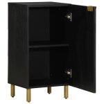 Vidaxl buffet noir 40x33x75 cm bois d'ing�nierie