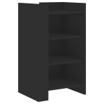 Vidaxl buffet noir 45x35x75 cm bois d?ing�nierie