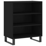 Vidaxl buffet noir 57x35x70 cm bois d?ing�nierie