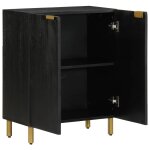 Vidaxl buffet noir 60x33x75 cm bois d'ing�nierie