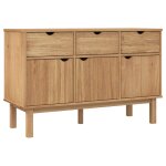 Vidaxl buffet otta 114x43x73, 5 cm bois massif de pin