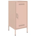 Vidaxl buffet rose 36x39x79 cm acier