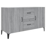 Vidaxl buffet sonoma gris 100x36x60 cm bois d'ing�nierie
