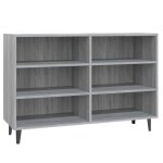 Vidaxl buffet sonoma gris 103, 5x35x70 cm bois d'ing�nierie