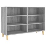 Vidaxl buffet sonoma gris 103, 5x35x70 cm bois d'ing�nierie
