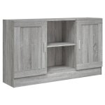 Vidaxl buffet sonoma gris 120x30, 5x70 cm bois d'ing�nierie