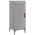Vidaxl buffet sonoma gris 34, 5x34x90 cm bois d'ing�nierie