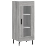 Vidaxl buffet sonoma gris 34, 5x34x90 cm bois d'ing�nierie