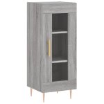 Vidaxl buffet sonoma gris 34, 5x34x90 cm bois d'ing�nierie