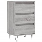 Vidaxl buffet sonoma gris 40x35x70 cm bois d'ing�nierie