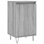 Vidaxl buffet sonoma gris 40x35x70 cm bois d'ing�nierie