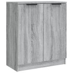 Vidaxl buffet sonoma gris 60x30x70 cm bois d'ing�nierie