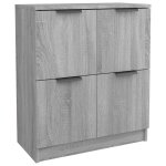 Vidaxl buffet sonoma gris 60x30x70 cm bois d'ingnierie