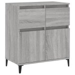 Vidaxl buffet sonoma gris 60x35x70 cm bois d'ingnierie