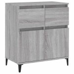 Vidaxl buffet sonoma gris 60x35x70 cm bois d'ing�nierie