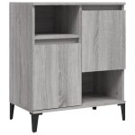 Vidaxl buffet sonoma gris 60x35x70 cm bois d'ingnierie