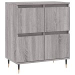 Vidaxl buffet sonoma gris 60x35x70 cm bois d'ing�nierie