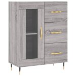 Vidaxl buffet sonoma gris 69, 5x34x90 cm bois d'ingénierie Vidaxl buffet sonoma gris 69, 5x34x90 cm bois d'ingénierie