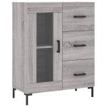 Vidaxl buffet sonoma gris 69, 5x34x90 cm bois d'ingénierie Vidaxl buffet sonoma gris 69, 5x34x90 cm bois d'ingénierie