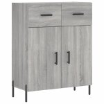 Vidaxl buffet sonoma gris 69, 5x34x90 cm bois d'ingénierie Vidaxl buffet sonoma gris 69, 5x34x90 cm bois d'ingénierie