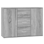 Vidaxl buffet sonoma gris 91x29, 5x65 cm bois d'ingénierie Vidaxl buffet sonoma gris 91x29, 5x65 cm bois d'ingénierie