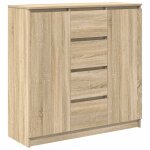 Vidaxl buffet et tiroirs ch�ne sonoma 100, 5x35x98, 5 cm bois ing�nierie