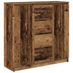 Vidaxl buffet avec tiroirs vieux bois 100, 5x35x98, 5 cm bois ing�nierie