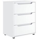 Vidaxl buffet visnes blanc 60x40x73 cm bois d'ingnierie