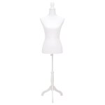 Vidaxl buste de pr�sentation femme blanc