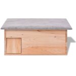 Vidaxl cabane pour hrisson 45 x 33 x2 2 cm bois