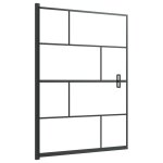 Vidaxl cabine de douche esg 100x140 cm noir Vidaxl cabine de douche esg 100x140 cm noir