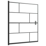 Vidaxl cabine de douche esg 116x140 cm noir Vidaxl cabine de douche esg 116x140 cm noir