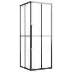 Vidaxl cabine de douche esg semi - dépoli 80x80x180 cm noir Vidaxl cabine de douche esg semi - dépoli 80x80x180 cm noir