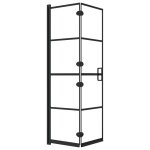 Vidaxl cabine de douche pliable esg 80x140 cm noir Vidaxl cabine de douche pliable esg 80x140 cm noir
