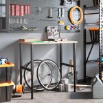 Vidaxl cadres d'�tabli r�glables 2 pcs m�tal 55x(69 - 95, 5) cm noir