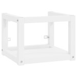 Vidaxl cadre de lavabo de salle de bain mural blanc 40x38x31 cm fer
