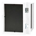 Vidaxl cadre photo d�pliable en deux blanc 2x(13x18 cm)