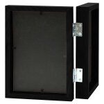 Vidaxl cadre photo d�pliable en deux noir 2x(13x18 cm)