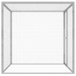 Vidaxl cage pour chat 1, 5x1, 5x1, 5 m acier galvanis�