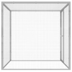 Vidaxl cage pour chat 1, 5x1, 5x1, 5 m acier galvanis�