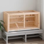 Vidaxl cage pour hamster 104 x 52 x 54 cm bois massif sapin