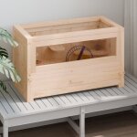 Vidaxl cage  hamster 60x30x35 cm bois massif de sapin
