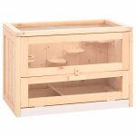 Vidaxl cage � hamster 60x35, 5x42 cm bois massif de sapin