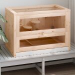 Vidaxl cage à hamster 60x35, 5x42 cm bois massif de sapin Vidaxl cage à hamster 60x35, 5x42 cm bois massif de sapin