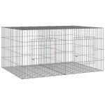 Vidaxl cage à lapin 2 panneaux 110x79x54 cm fer galvanisé Vidaxl cage à lapin 2 panneaux 110x79x54 cm fer galvanisé