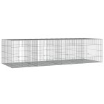 Vidaxl cage à lapin 4 panneaux 217x79x54 cm fer galvanisé Vidaxl cage à lapin 4 panneaux 217x79x54 cm fer galvanisé