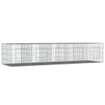 Vidaxl cage � lapin 5 panneaux 273x79x54 cm fer galvanis�