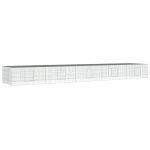 Vidaxl cage  lapin 5 panneaux 541x109x54 cm fer galvanis