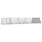 Vidaxl cage pour lapin gris 504, 5x80, 5x71 cm acier galvanisé Vidaxl cage pour lapin gris 504, 5x80, 5x71 cm acier galvanisé